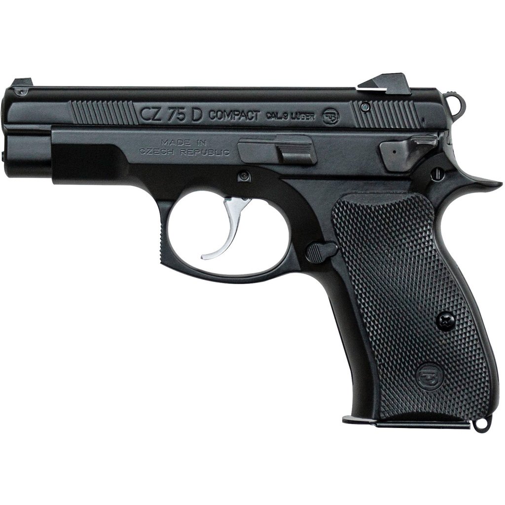 Cz 75 D Compact Pistol 9mm 3.75 In. Black 10+1 Rd. Ca