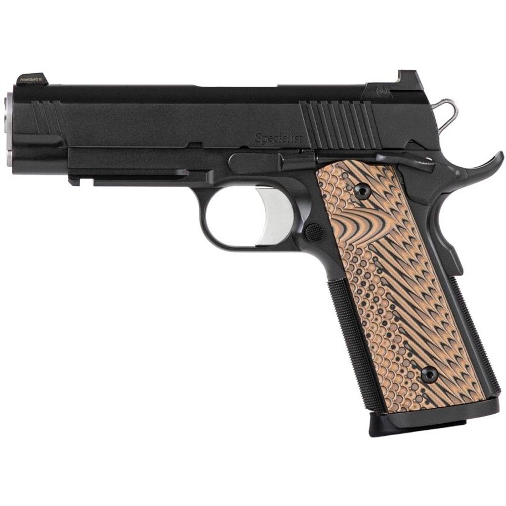 Dan Wesson Specialist Commander Pistol 45 Acp 4.25 In. Black-vz Operator Ii Grips 8+1rd.