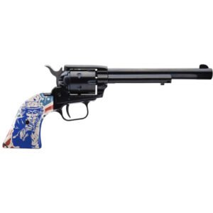 Heritage Rough Rider Pistol 22 Lr 6" Black W-uncle Sam Grips 6 Rd.