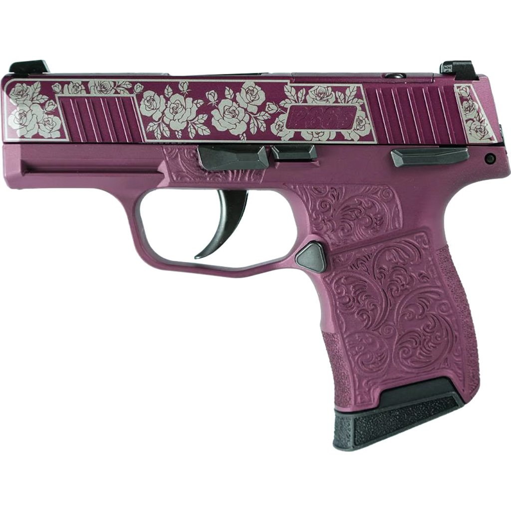 Sig Sauer P365 Pistol 9mm 3.1 In. Blk Cherry-roses Optic Ready 10 Rd - Image 2