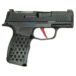 Sig Sauer P365x Pistol 9mm 3.1 In. Silver-red-blue Star 12 Rd.