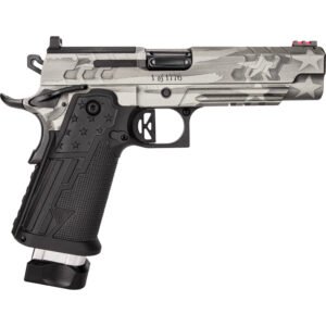 Kimber 2k11 Independence Pistol 45 Acp 5 In. Flag Silver Cerakote- Blk 13 Rd.
