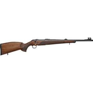 Cz 600 Plus Lux Rifle 308 Win 20 In Walnut W- Fiber Optic & Thread 5rd