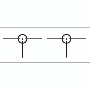 Gunstar Tactical 3d 1 Reticle Black