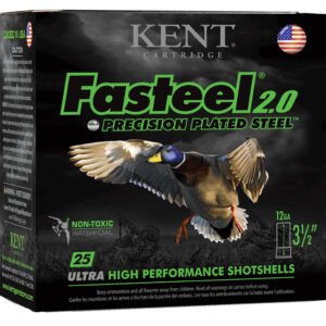 Kent Fasteel 2.0 Precision Plated Steel Load 12 Ga. 3.5 In. 1 3-8 Oz. 4 Shot 25 Rd.