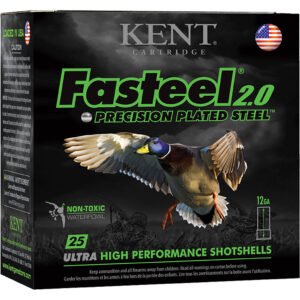 Kent Fasteel 2.0 Precision Plated Steel Load 12 Ga. 3 In. 1 1-8 Oz. 6 Shot 25 Rd.