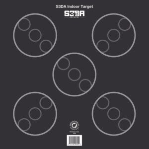 Maple Leaf S3da 3d Target Face Black Asa 25 Pk.