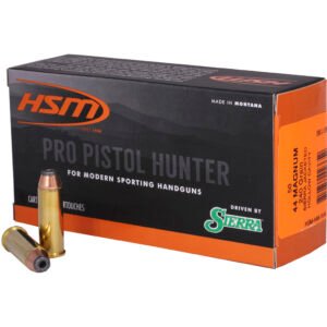 Hsm Pro Pistol Hunter Ammunition 44 Mag. Sierra Jhc 240 Gr. 50 Rd.