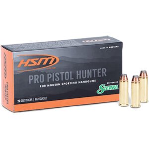 Hsm Pro Pistol Hunter Ammunition 44 Mag. Sierra Soft Point 300 Gr. 50 Rd.