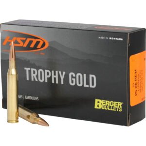 Hsm Trophy Gold Rifle Ammunition 25-06 Rem. Berger 115 Gr. 20 Rd.