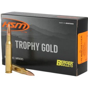 Hsm Trophy Gold Rifle Ammunition 270 Win. Berger 150 Gr. 20 Rd.