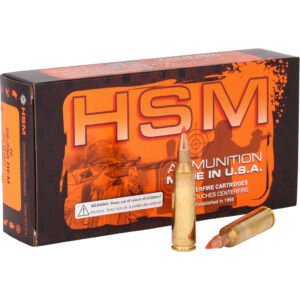 Hsm Varmint Rifle Ammunition 22-250 Rem. V-max 55 Gr. 20 Rd.