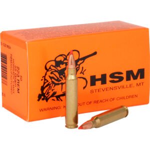 Hsm Varmint Rifle Ammunition 223 Rem. V-max 55 Gr. 50 Rd.