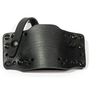 Limbsaver Cross-tech Holster Black Leather Clip-on W- Strap