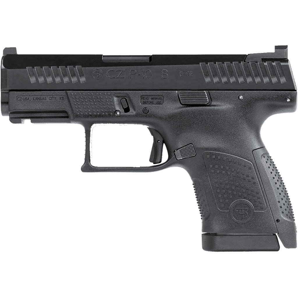 Cz P-10 S Pistol 9 Mm 3.5 In. Black-nitride 10+1 Rd. Fixed Sights