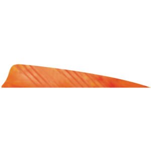 Gateway Shield Cut Feathers Tre White-orange 4 In. Lw 50 Pk.