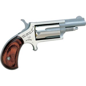 Naa 22mc Mini-revolver 22 Wmr Stainless-rosewood 1.63 In. 5 Rd.