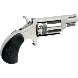 Naa Wasp Mini-revolver Combo 22 Lr-.22 Wmr Stainles-black 1.13 In. 5 Rd.
