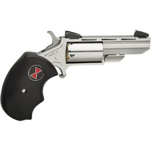 Naa Black Widow Revolver 22 Lr Stainless-black 2 In. 5 Rd. Fs