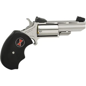 Naa Black Widow Revolver 22 Lr Stainless-black 2 In. 5 Rd. As