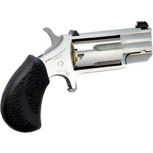 Naa Pug Revolver 22 Wmr Stainless-black 1 In. 5 Rd. Xs Tritium