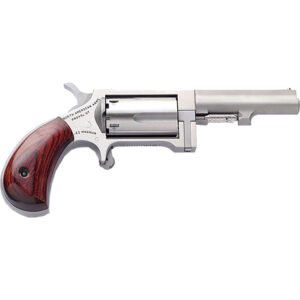 Naa Sidewinder Revolver 22 Wmr Stainless-wood 2.5 In. 5 Rd.