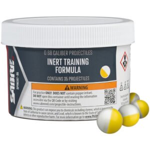 Sabre Inert Practice 0.68 Caliber Projectile 35ct