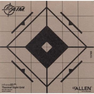 Ez Aim Adhesive Thermal Sight Grid Target 6in