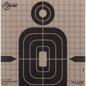 Ez Aim Adhesive Thermal Silhouette Target 8in