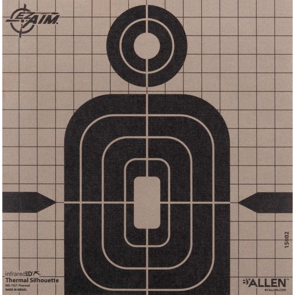 Ez Aim Adhesive Thermal Silhouette Target 8in