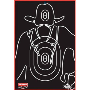 Birchwood Casey Dirty Bird Gunslinger Silhouette 12x18" 6pk