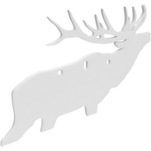 Birchwood Casey Ar500 Silhouette 3-hole Elk 3-8"