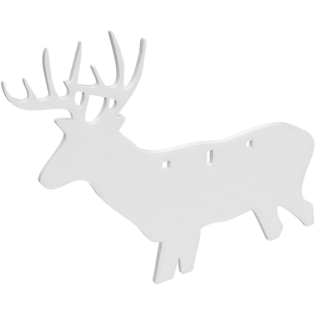 Birchwood Casey Ar500 Silhouette 3-hole Deer 3-8"