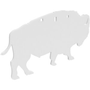 Birchwood Casey Ar500 Silhouette 3-hole Bison 3-8"