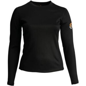 Scentlok Womens Climafleece Baseslayer Top Black Small