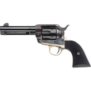Pietta Gunfighter Revolver 9mm 4.75 In. Checkered Black Polimer Grip 6 Rd.