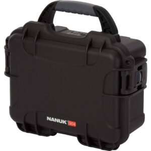 Nanuk Pistol And Accessory Hard Case W-foam Black 8.4 In. X 6 In. X 3.7in