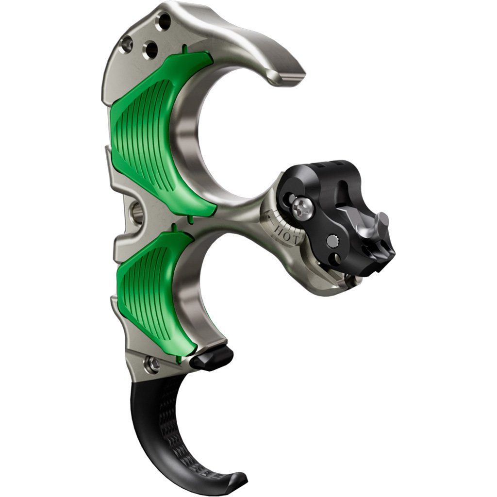Tru Ball Aileron Hbc Flex Release Green-quick Silver Brass 3 Finger Medium