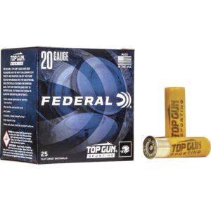 Federal Top Gun Sporting Shotgun Ammo 20 Ga. 2.75 In. 1250 Fps 7-8 Oz. 7.5 Shot 25 Rd.