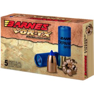 Barnes Vor-tx Shotgun Ammo 12 Ga. 2.75 In. 438 Gr. Expander Tipped Slug 5 Rd.