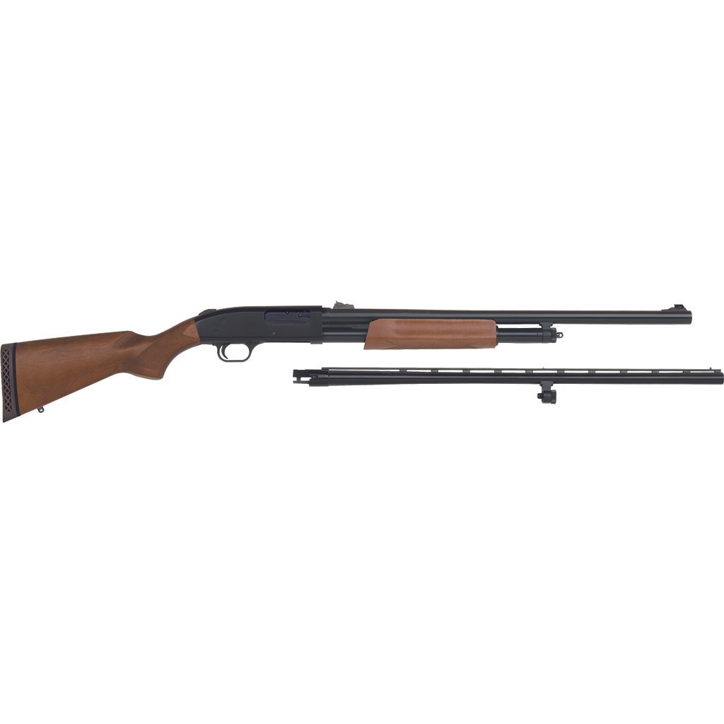 Mossberg 500 Combo Field-deer Shotgun 12 Ga. 28 In & 24 In. Full Rifled Wood 3 In. Rh