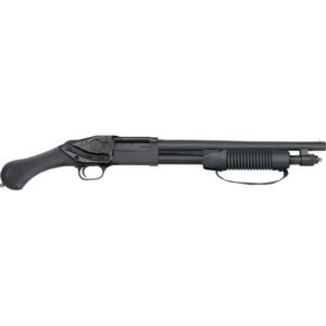 Mossberg 590 Shockwave Laser Saddle Shotgun 20 Ga. 14.375 In. Synthetic Black 3 In. Rh