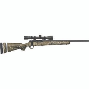 Mossberg Patriot Youth Super Bantam Rifle 7mm-08 Rem. 20 In. Synthetic Strata Camo Rh Combo