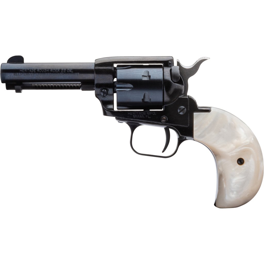 Heritage Rough Rider Revolver 22 Lr.-mag. 3.5 In. White Pearl Bird Head 6 Rd.