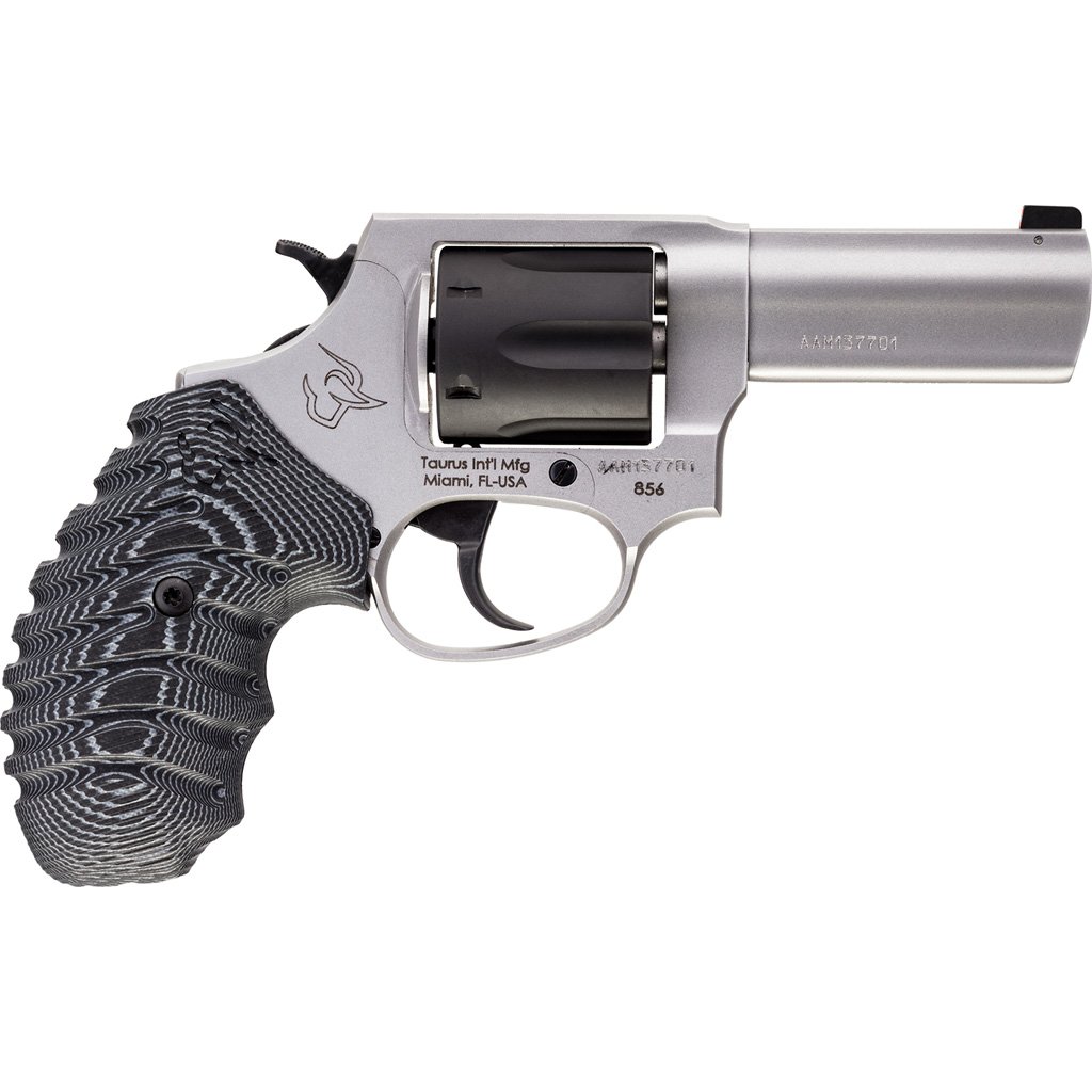 Taurus 856 Revolver 38 Spl. 3 In. Black Stainless N.s. Vz Grip 6 Rd.