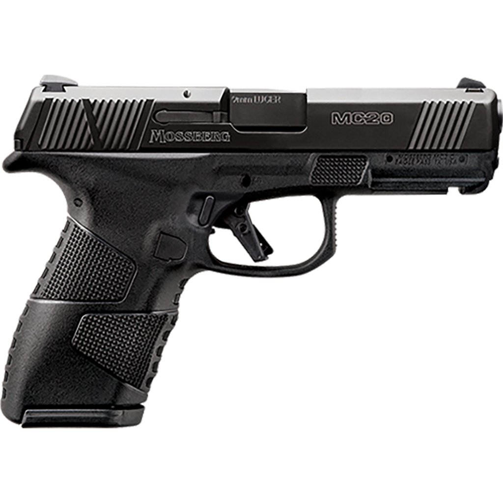 Mossberg Mc-2c Pistol 9mm 4 In. Black Crossbolt Safety 13 & 15 + 1 Rd.