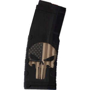 Black Rain Ordnance Lasered Ar15 Magazine Punisher With Flag 30 Rd.