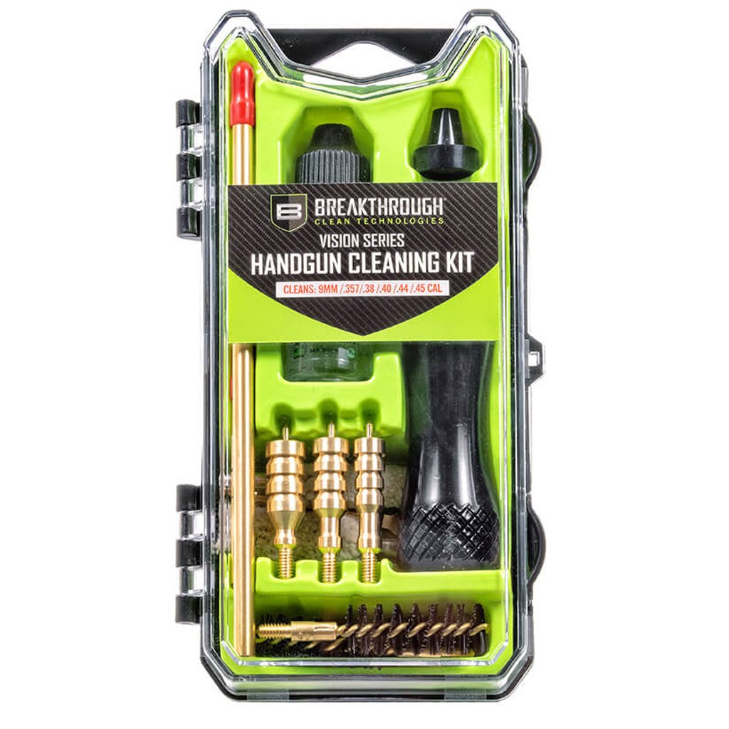 Breakthrough Vision Series Hard Case Cleaning Kit Pistol 38 Cal. - 40 Cal. - 45 Cal.