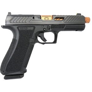 Shadow Systems Dr920 Elite Slide Optic Pistol 9mm 4.99in Black Frame Threaded Barrel Bronze 17rd