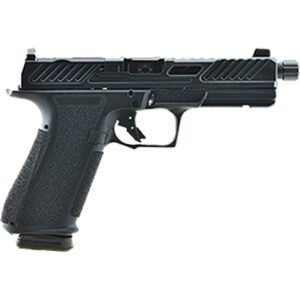 Shadow Systems Dr920 Elite Slide Optic Pistol 9mm 4.99in Black Frame Threaded Barrel Black 17 Rd